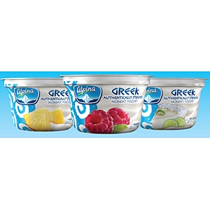 Alpina Greek yogurt lineup