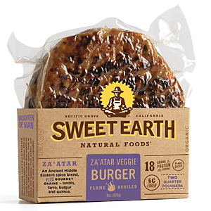 Sweet Earth veggie burger