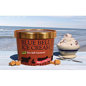Blue Bell sea salt caramel ice cream inbody