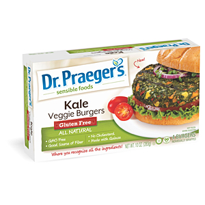 Dr Praegers kale veggie burger inbody
