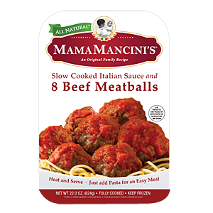 Mama Macinis meatballs inbody