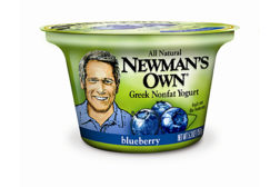 Newman's Own blueberry yogurt