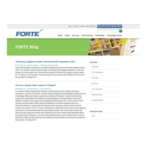 Forte blog screenshot