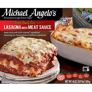 Michael Angelos 46 ounce lasagna