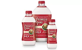 Promised Land Dairy milk bottles