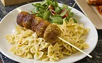 WLF pasta and meatballs