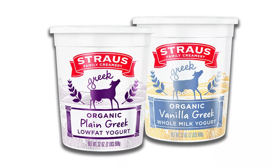 Straus Family organic yogurt