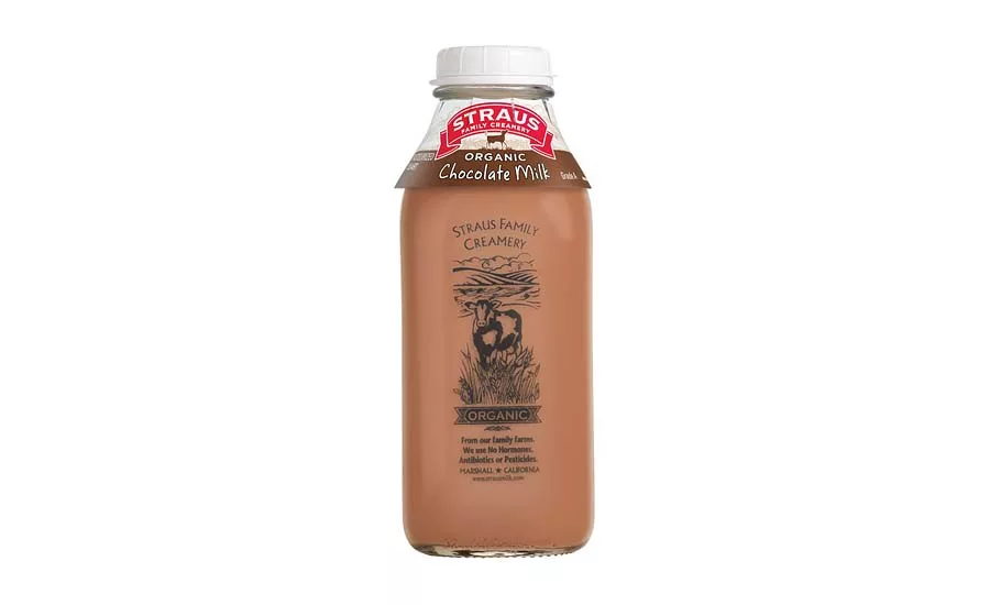 Straus Family Creamery choc milk