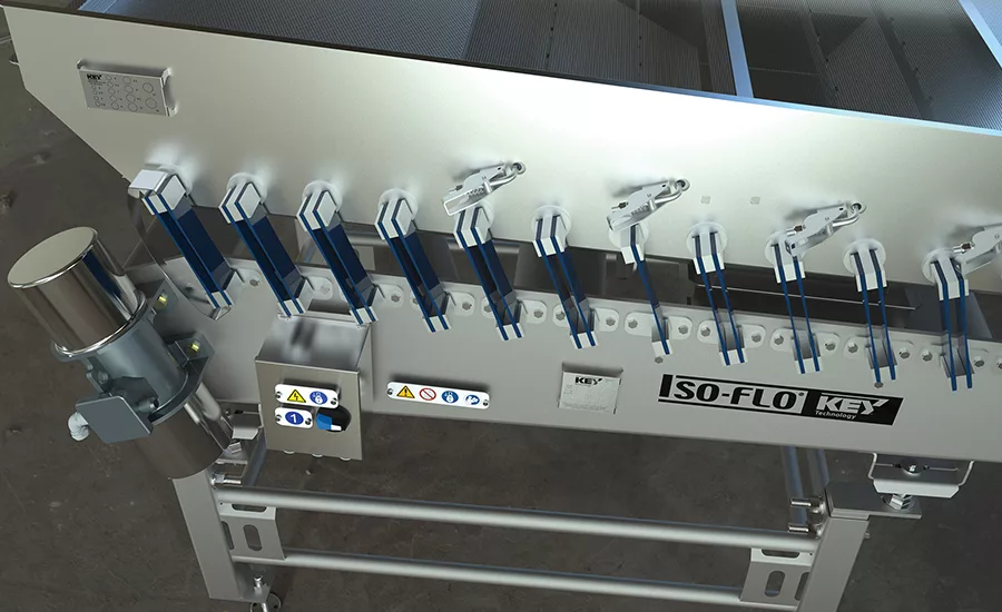 Key Technology introduced new features to its lineup of vibratory conveyors.