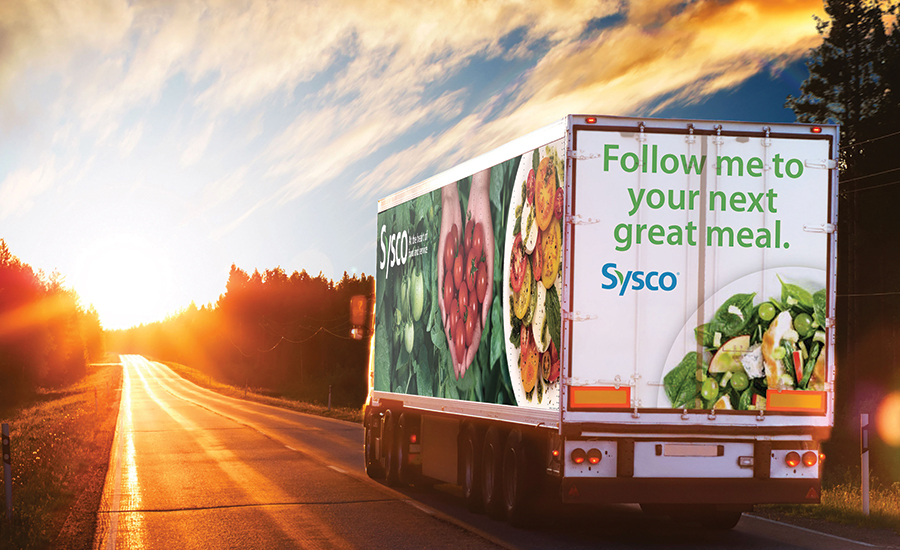 Sysco truck wrap
