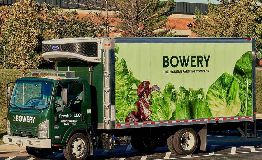 Bowery branded truck