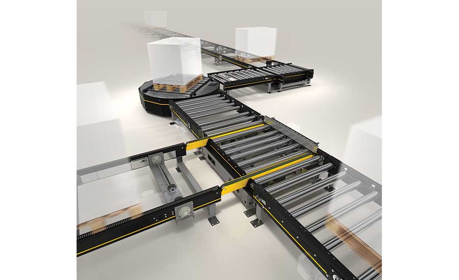 modular pallet conveyor platform