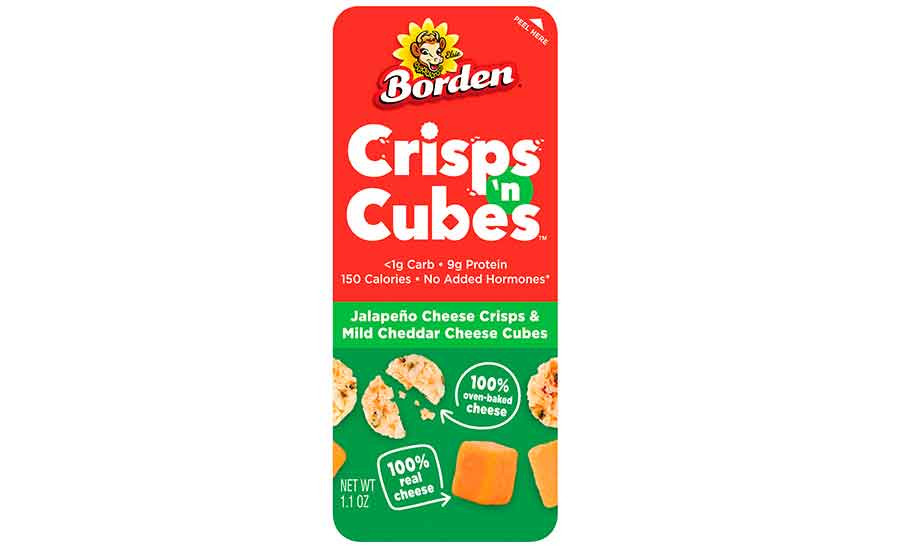 Borden Cheese launched Crisps ‘n Cubes Snack Packs