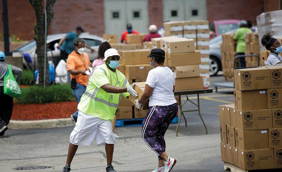 people carrying boxes