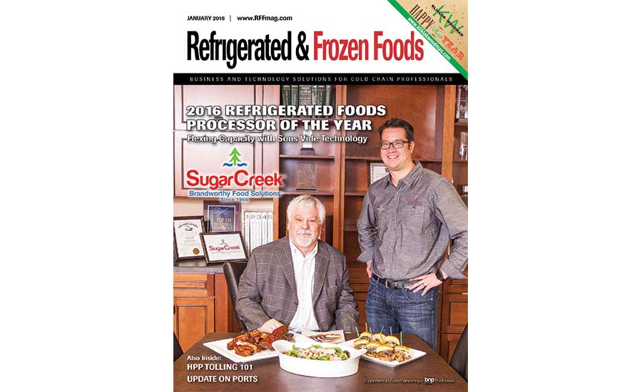 Refrigerated & Frozen Foods January 2016 Cover