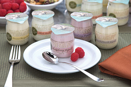 Verallia yogurt glass jars