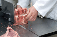 Meat cutting food safety